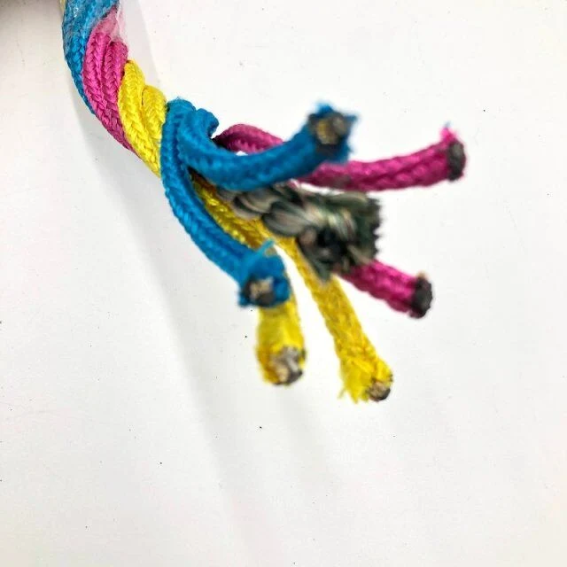 combinação de aço de escalada do poliéster da costa da corda 6 do núcleo de 16mm para o campo de jogos 1
