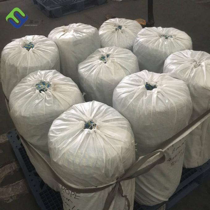 64mm 8 linhas de Marine Towing Polypropylene Floating Mooring da corda dos PP da costa 4