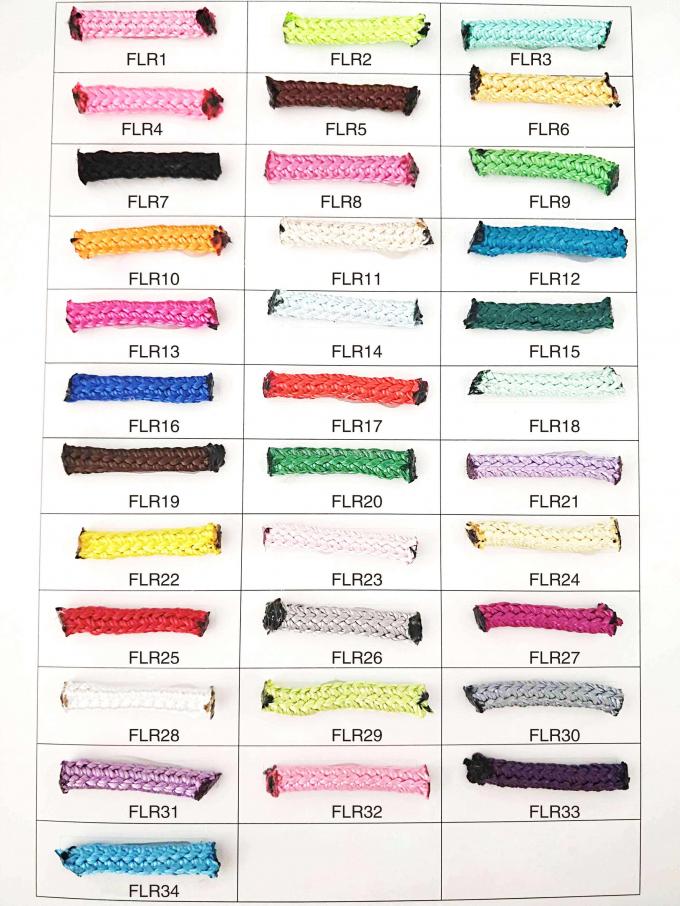 Resistente UV de escalada da prova líquida do vândalo da corda da combinação do poliéster 0