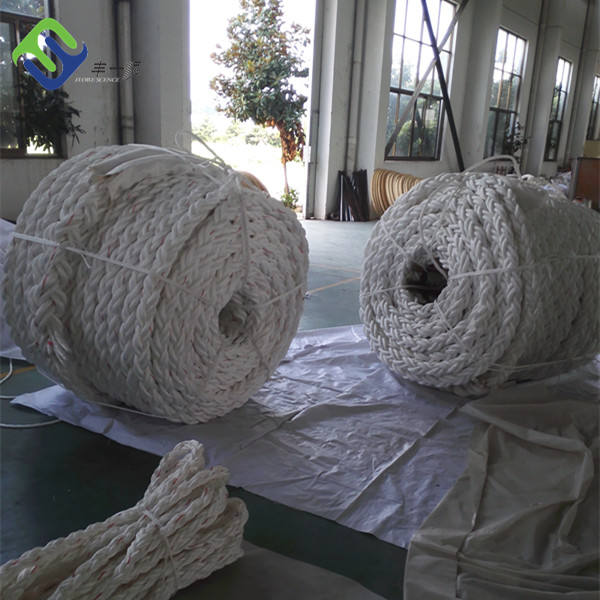 64mm 8 linhas de Marine Towing Polypropylene Floating Mooring da corda dos PP da costa 1