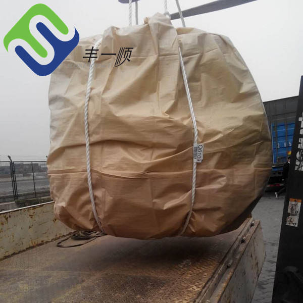 corda de nylon da amarração da costa da poliamida 3 de 4mm - de 60mm torcida para o fuzileiro naval 6