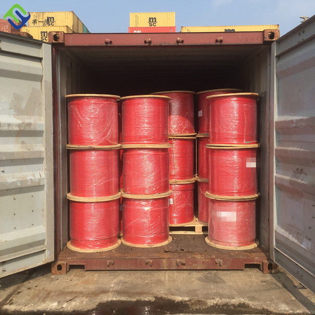 Corda para parque de diversões com 6 fios de PET ou PP de 16 mm para redes de escalada 17