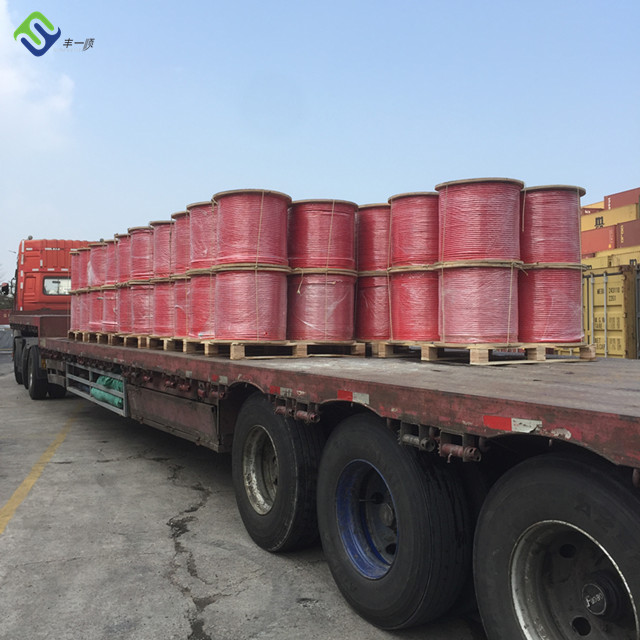 Corda para parque de diversões com 6 fios de PET ou PP de 16 mm para redes de escalada 18