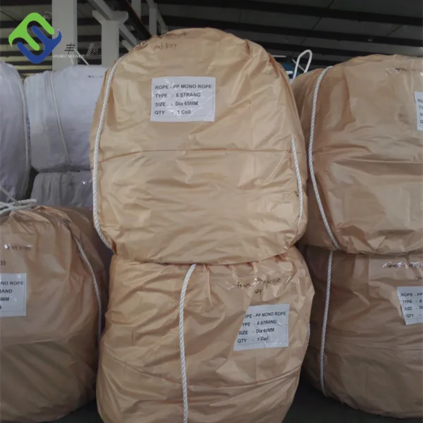 Fios flutuantes de polipropileno PP 8 para amarração de navios com baixo alongamento 11
