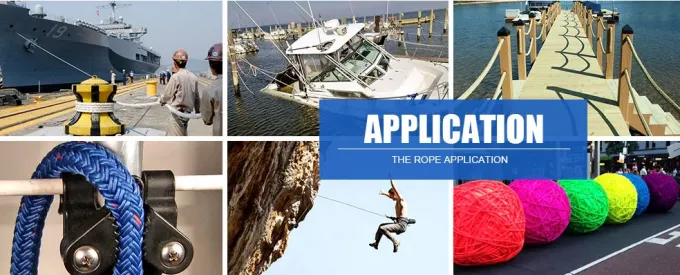 Fios flutuantes de polipropileno PP 8 para amarração de navios com baixo alongamento 13