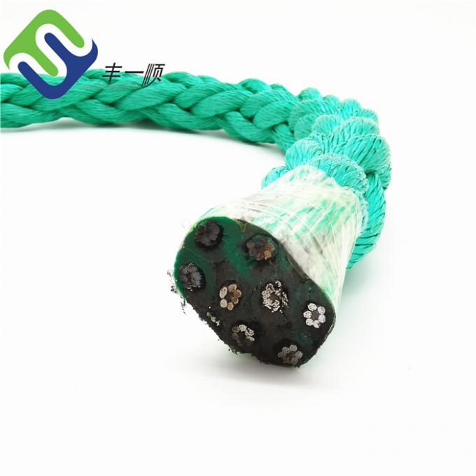 8 6 Filamento 20 mm Pp Corda combinada com núcleo de aço ou fibra para navios 2