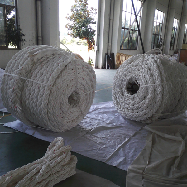 Fios de fixação de 8 fios de polipropileno de alta resistência de PP branco de 64 mm para cordas marítimas 3