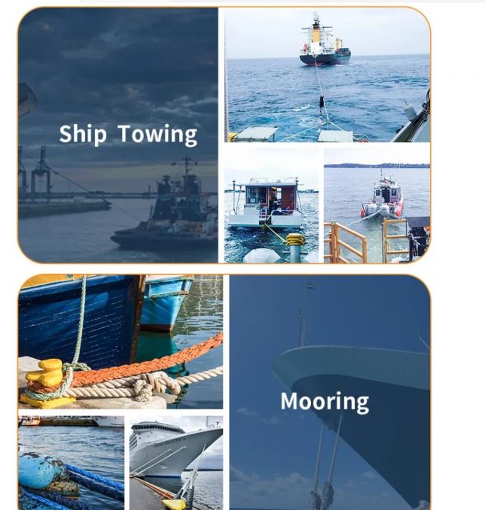 100% resistência UV de alta tenacidade 40mm 8 12 filamentos de poliéster dacron 5