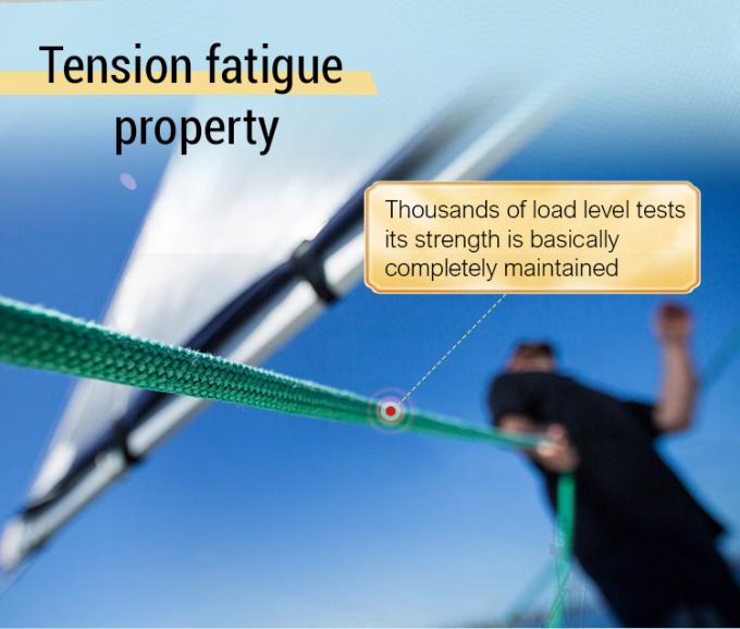 Alta resistência de 12 fios trançados UHMWPE Fibra sintética de fio de corda de 48 mm de diâmetro para reboque de navios marítimos Mooring Steel Hinge Bag 2