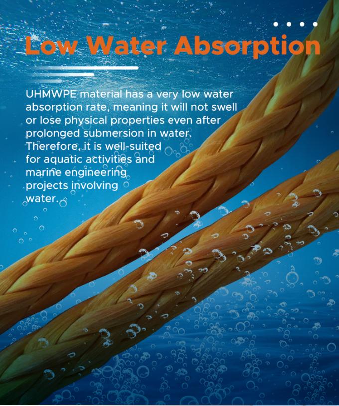 Casaco de poliéster de dupla trança de alta resistência com corda de reboque Uhmwpe 5
