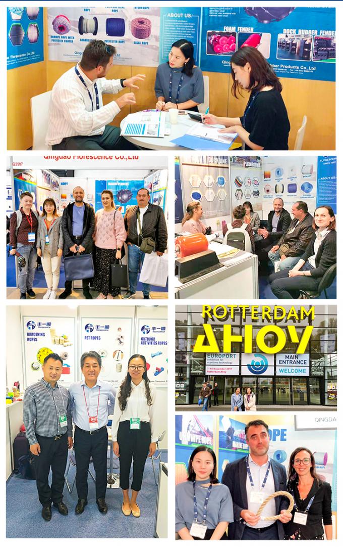 Casaco de poliéster de dupla trança de alta resistência com corda de reboque Uhmwpe 8