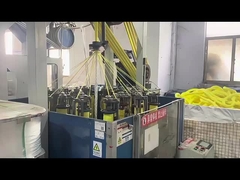 Corda amarela de polipropileno duplo trançado