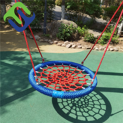 Baloiço de Ninho de Pássaro de 100 cm Vermelho Azul para Playground