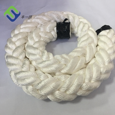 Diâmetro 40 mm 8 fios de corda de poliéster Multifilamento de corda utilizada para navios