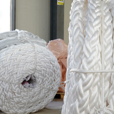 20mmx220m Nylon 8 Strand Polyamide Mooring Rope Com Certificado de Classe