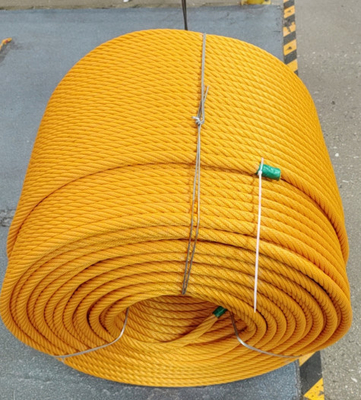 6 filamentos 16mm*500m Core de aço PP Combinação corda de playground para crianças playground ponte