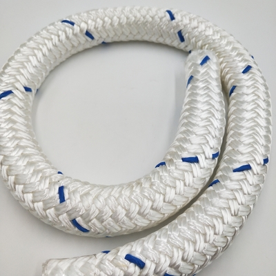 Fios de nylon branco de dupla trança de nylon