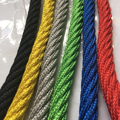 Corda de escalada da combinação do poliéster das redes 16mm do anti campo de jogos UV