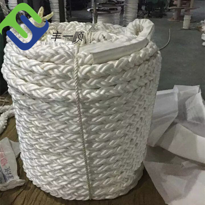 8 corda de flutuação de Marine Polypropylene Braided Cord 64mmx220m PP da costa para barcos