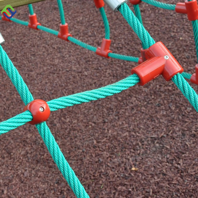 Conector de alumínio líquido de escalada da corda T da combinação para o campo de jogos