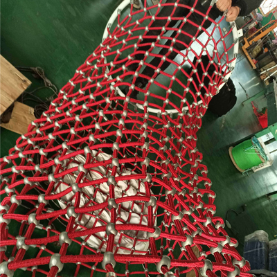 Campo de jogos líquido de escalada das crianças do grande cone para o parque comercial