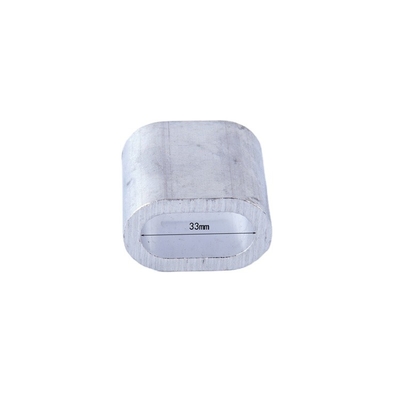 Prendedor de corda de conector de corda de alumínio de 16 mm para equipamentos de playground ao ar livre