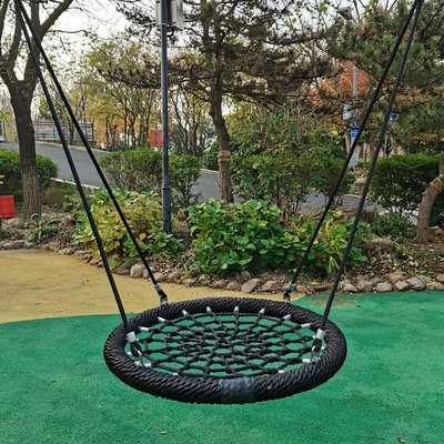 Cinza Verde Cor Mista 100cm diâmetro 12cm anel Parque de Jogos Swing Rede Com Alta Capacidade de Carregamento