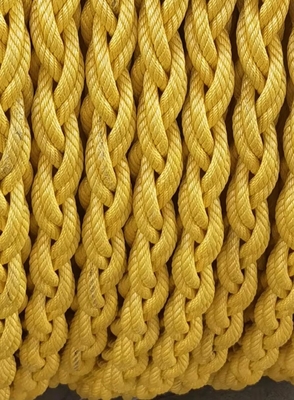 Corda quadrada 26mm da combinação da costa misturada amarela da cor verde 8 48mm para o fuzileiro naval