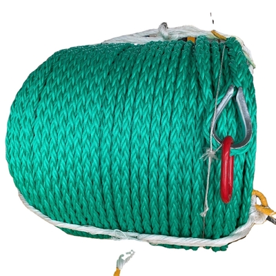 Fios de combinação de polipropileno PP de 8 fios Fios marinhos com núcleo de fio para barco