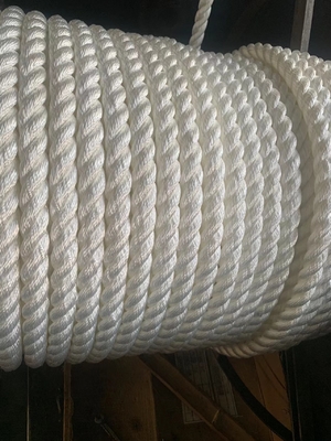 16mmx220m corda torcida de nylon de 3 costas para Marine Usage