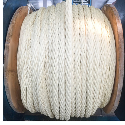 12 costas de grande resistência UHMWPE trançadas amarrando a corda 36mm