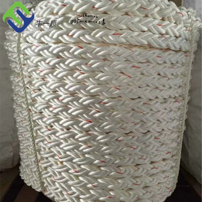 Marine Hawser Line 8 Strand Polyester Rope 48mmx220m Com 1,8m de Olho em Espessura