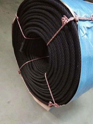 Corda para parque de diversões com 6 fios de PET ou PP de 16 mm para redes de escalada