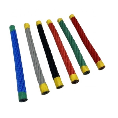 16 mm 6 fios de corda de combinação de PP com núcleo de arame de aço para rede de escalada