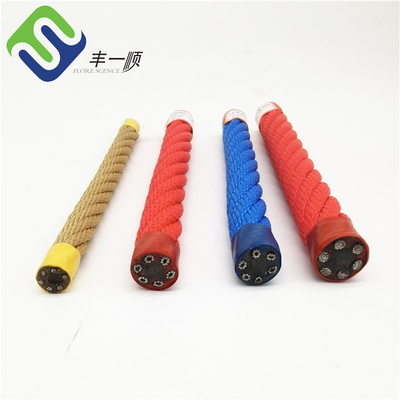 Rope de combinação de poliéster de 16 mm resistente aos UV com acessórios para rede