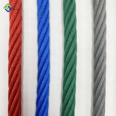16 mm 6 fios de corda de combinação de PP com núcleo de arame de aço para rede de escalada