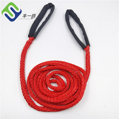 Cor Amarela Duplo Trenzado 10mmx200m Cordo UHMWPE Com Cobertura de Poliéster