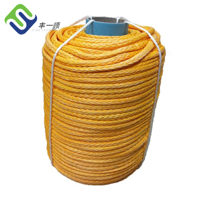 Cordas UHMWPE de 12 fios de alta tração com uma única trança 30 mm