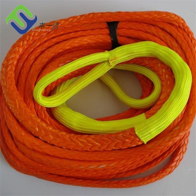 Cordas UHMWPE de 12 fios de alta tração com uma única trança 30 mm