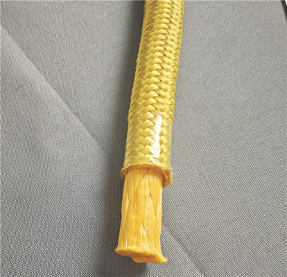 Cor Amarela Duplo Trenzado 10mmx200m Cordo UHMWPE Com Cobertura de Poliéster