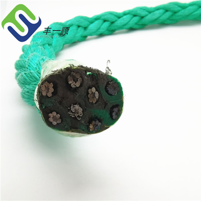 8 6 Filamento 20 mm Pp Corda combinada com núcleo de aço ou fibra para navios