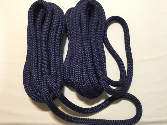 1/2 ′′ X 15 ′′ Linhas de Dock Marinha Linha de Dock de Nylon Duplo Trenzado com 12 ′′ Eyelet