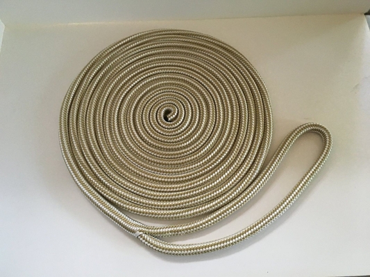 56 mm Fornecedores Marítimos de alta resistência Corda de Nylon Branco Duplo Trenzado