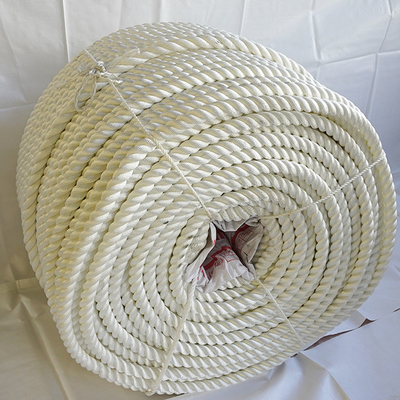 Alta Tensibilidade 3 Filamentos Torcido 4mm-56mm Nylon Ship Mooring Cord Polyamide Sailing Yacht Cord