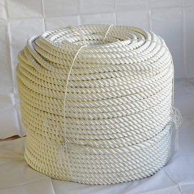 Multicolor 3 fios torcido 4mm-60mm Nylon Ship Mooring Rope Polyamide Barco de vela