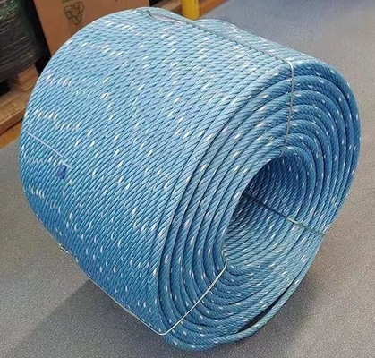 6 Filamentos de 18 mm x 500 m de cordas de fios de combinação de PP PE para navios de pesca