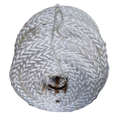 Corda Marítima Trançada de 8 Fios de 46mm Baixa Elasticidade Resistência às Intempéries 220m Por Rolo