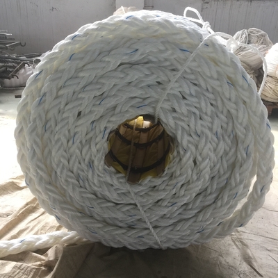 Alta resistência 48mm-96mm 8 Filamentos de Polipropileno Pp Danline Mooring Ship Towing Rope