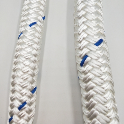 Carga pesada 3/8 polegadas   2 polegadas corda de amarre de nylon duplo trançado para navios