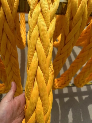 Cobertura de poliéster de corda UHMWPE duplo trançado 56mmx240m com loop de olho entrelaçado